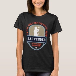 Camiseta Barman Para Hombres Mujeres Tapster Chef Barman