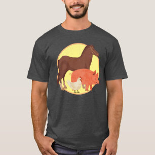 Camiseta Barn Animals Sunburst T-Shirt