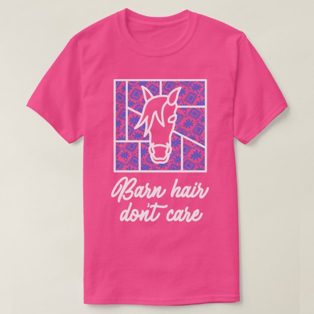 Camiseta Barn Hair Dont e Charcoal Barn EE.UU. (Diseño del anverso)