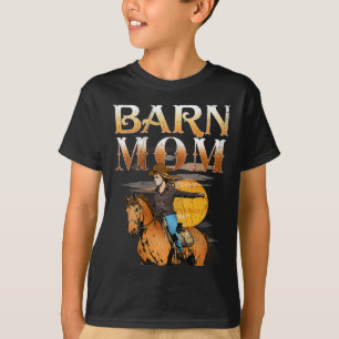 Camiseta Barn Mom I Ecuestres Pony Horse Fan