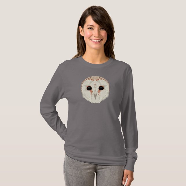 Camiseta Barn Owl Long Sleeve Shirt (Anverso completo)