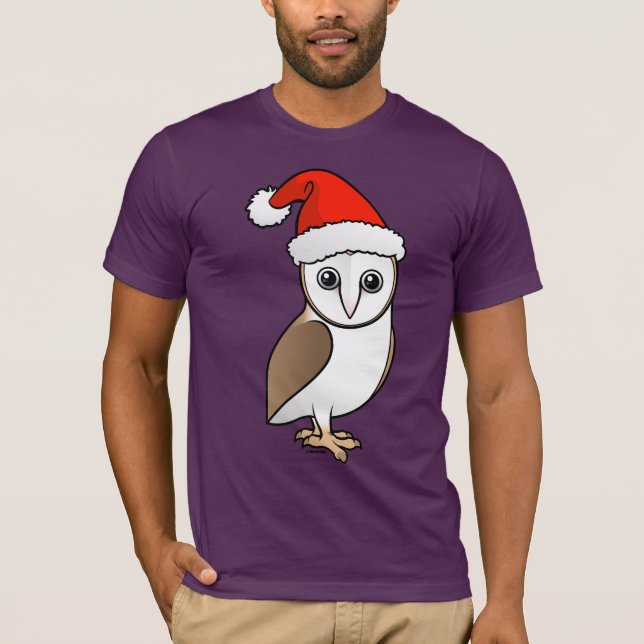 Camiseta Barn Owl Santa (Anverso)