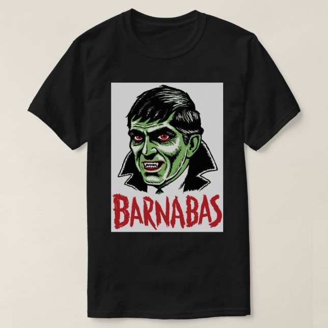 Camiseta BARNABAS - Sombras oscuras (Diseño del anverso)
