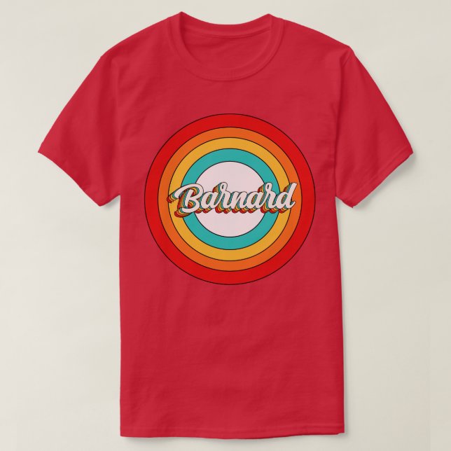 Camiseta Barnard Name Shirt Vintage Barnard Circle (Diseño del anverso)