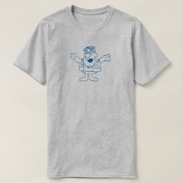Camiseta Barney 1 (gris) (Diseño del anverso)