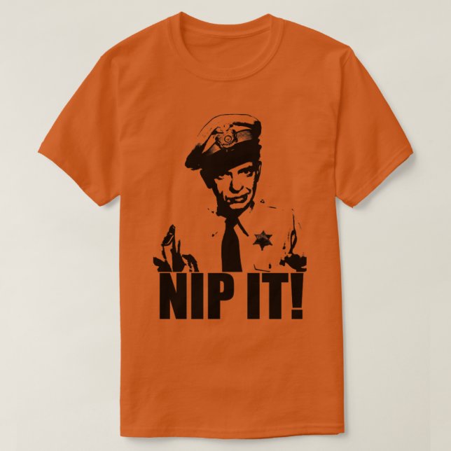 Camiseta Barney Fife Nip It (Diseño del anverso)