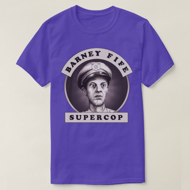 Camiseta Barney Fife Supercop (Diseño del anverso)