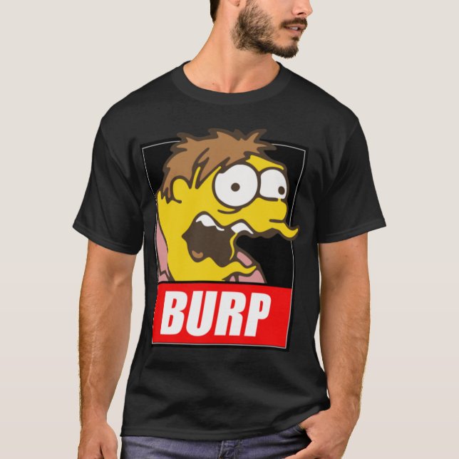 Camiseta Barney Gumble Burp Gate Cartoon Remi Designs frien (Anverso)