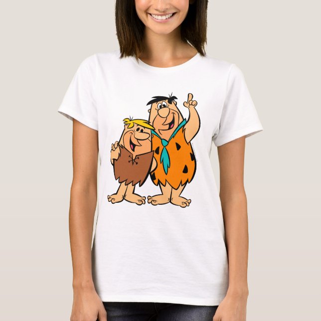 Camiseta Barney Rubble y Fred Flintstone (Anverso)