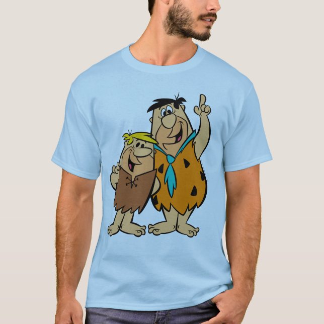 Camiseta Barney Rubble y Fred Flintstone (Anverso)