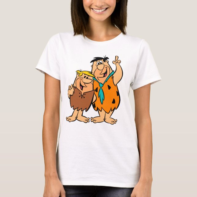 Camiseta Barney Rubble y Fred Flintstone (Anverso)