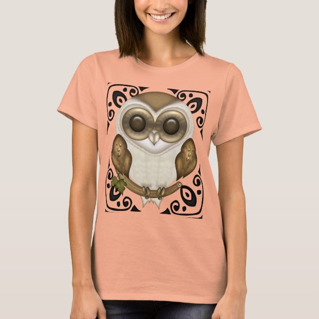 Camiseta Barney The Barn Owl Decorative Tee (Anverso)