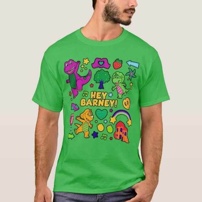 Camiseta Barneys World Hey Barney girl (Anverso)