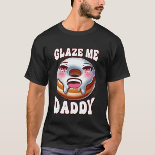 Camiseta Barniz Inapropiado Para Mí Papá Donut Sucio Broma
