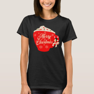 Camiseta Barniz Navideño Copos de Nieve Purpurina