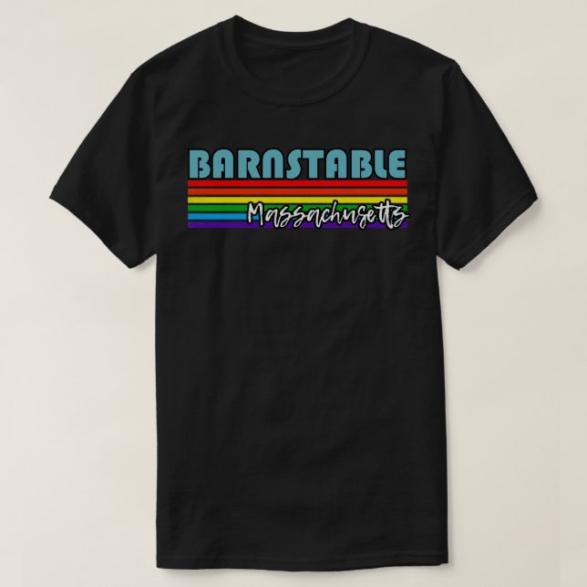 Camiseta Barnstable Massachusetts Pride Barnstable LGBT Gi (Diseño del anverso)