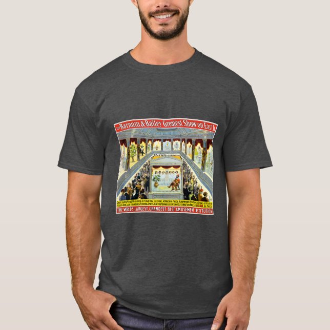 Camiseta Barnum y Bailey - Ilusiones sobrenaturales, 1898 (Anverso)