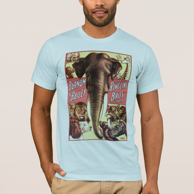 Camiseta Barnum y Bailey y Ringling Bros combinado - Eleph (Anverso)