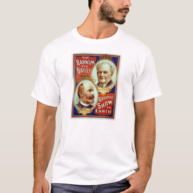 Camiseta Barnum y la demostración más grande del circo de (Anverso)