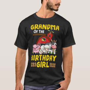 Camiseta Barnyard, Abuela De La Granja Chica De Cumpleaños
