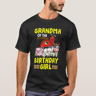 Camiseta Barnyard, Abuela De La Granja Chica De Cumpleaños