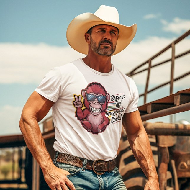 Camiseta Baron Baboon Shades: Baboon es Guay (Subido por el creador)