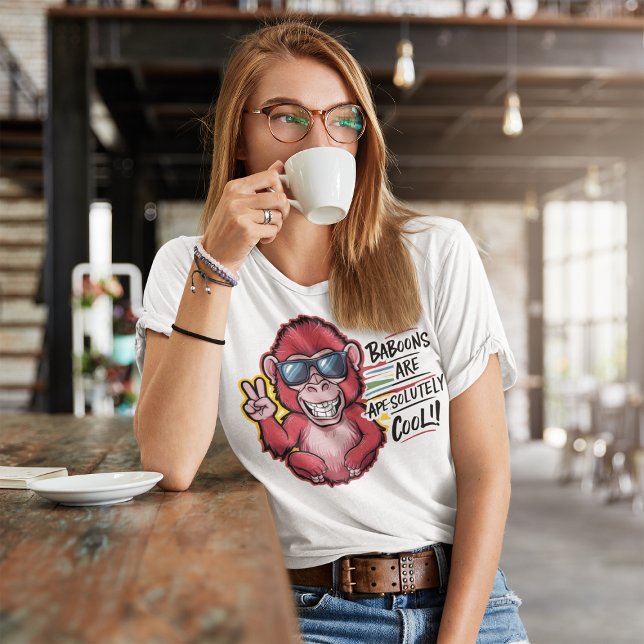 Camiseta Baron Baboon Shades: Baboon es Guay (Subido por el creador)