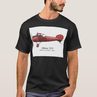 Camiseta Barón rojo aka Manfred von Richthofen y su avión