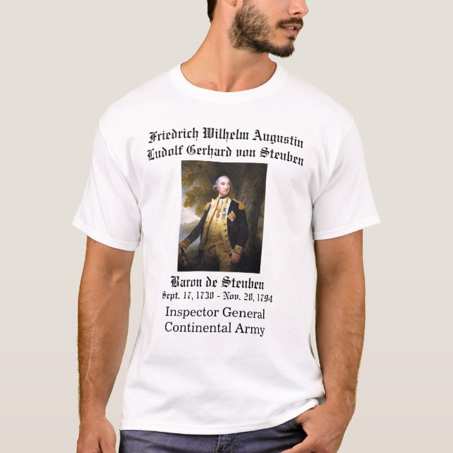 Camiseta Barón von Steuben (Anverso)