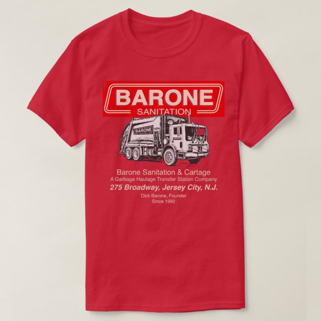 Camiseta Barone Sanitation Dks (Diseño del anverso)