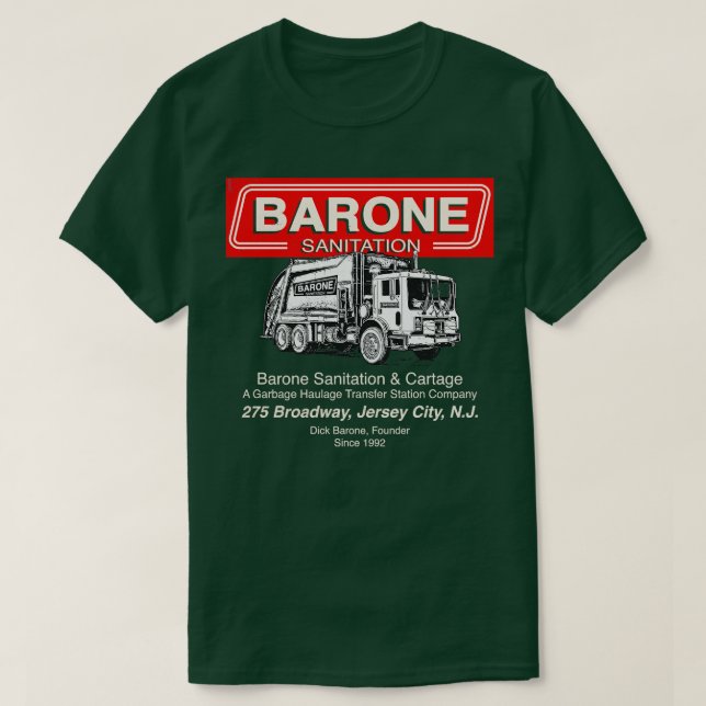 Camiseta Barone Sanitation Dks (Diseño del anverso)