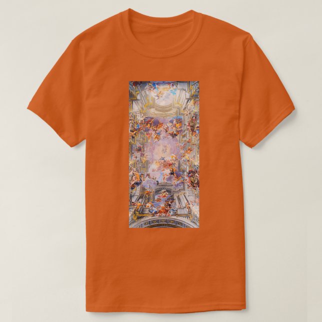 Camiseta Baroque Pastel Ceiling Magic (Diseño del anverso)