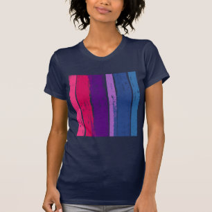 CAMISETA BARRA BISEXUAL DE LA TINTA DEL ORGULLO - .PNG