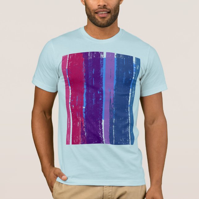 CAMISETA BARRA BISEXUAL DE LA TINTA DEL ORGULLO - .PNG (Anverso)