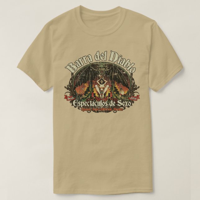 Camiseta Barra de buceo Barra del Diablo 1958 (Diseño del anverso)
