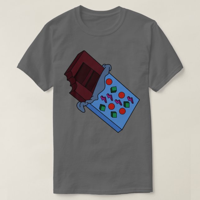 Camiseta Barra de chocolate (Diseño del anverso)