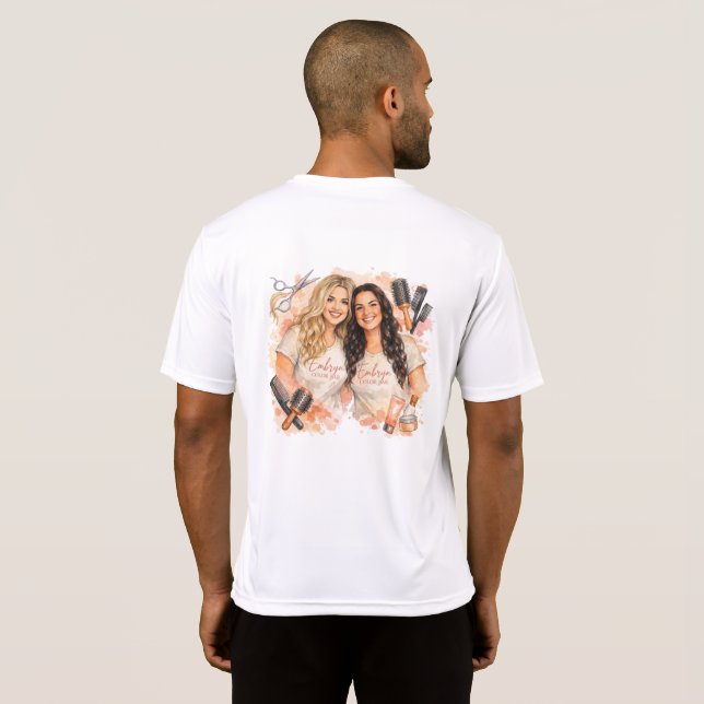 Camiseta Barra de color Embryn. Fundadores (Reverso completo)