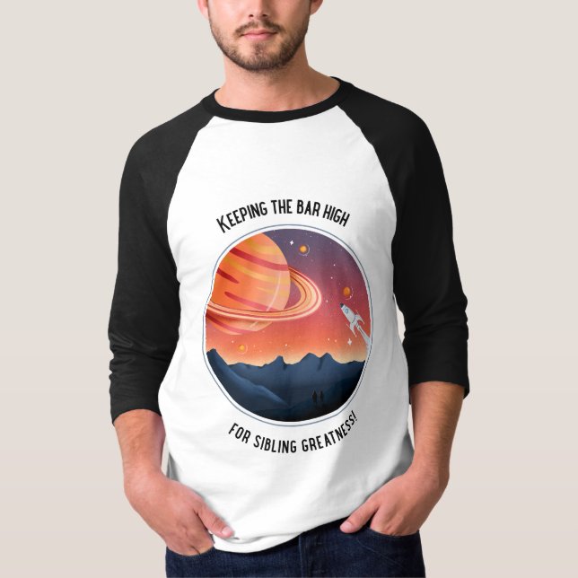 Camiseta Barra de conjunto de hermanos mayores alta (Anverso)