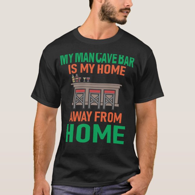 Camiseta Barra de cueva de hombre (Anverso)