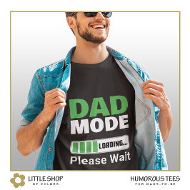Camiseta Barra de estado de carga del modo Papá Día del Pad