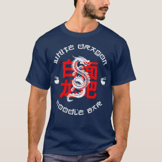 Camiseta Barra de fideos del dragón blanco