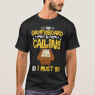 Camiseta Barra de juego de mesa de Shuffboard Reglas de jue