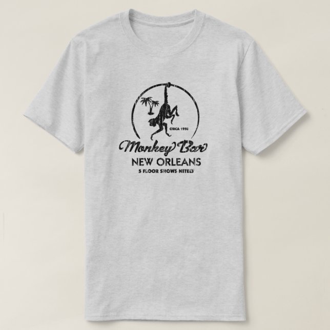 Camiseta Barra de mono New Orleans (Diseño del anverso)