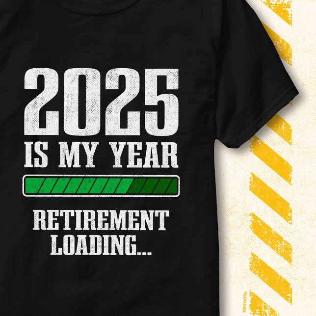 Camiseta Barra de Progreso Divertida Jubilada 2025 Jubilaci (Subido por el creador)