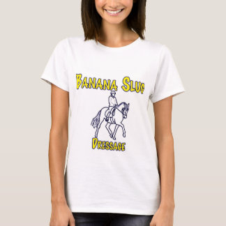 Camiseta Barra del plátano Dressage-blanca