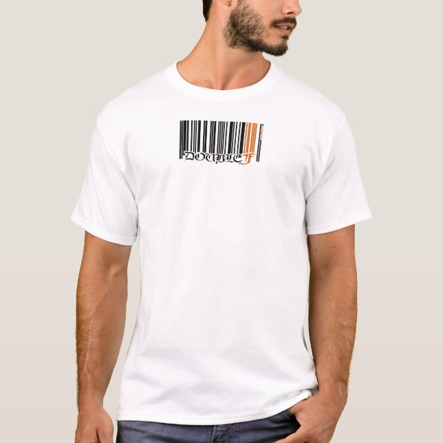 Camiseta Barra Doble-f del precio (Anverso)