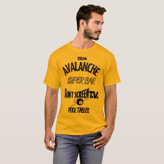 Camiseta Barra estupenda Marquette - azul de la avalancha (Anverso completo)