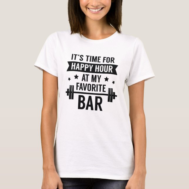 Camiseta Barra favorita (Anverso)