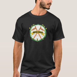 Camiseta Barra grande anaranjado del servicio en frente