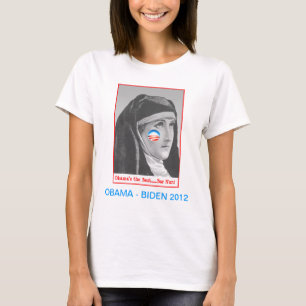 Camiseta Barra "monja" para Obama